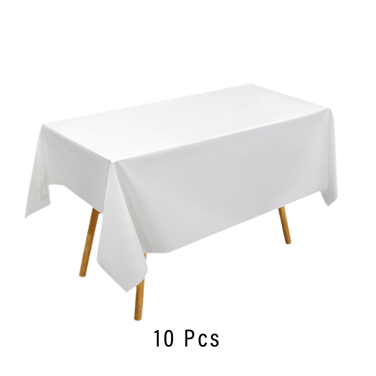 10pcs PEVA Rectangle Tablecloths Solid Colour Waterproof Party Table Covers AU