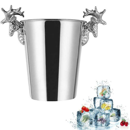 5L Stainless Steel Ice Bucket for Champagne Wine and Bar