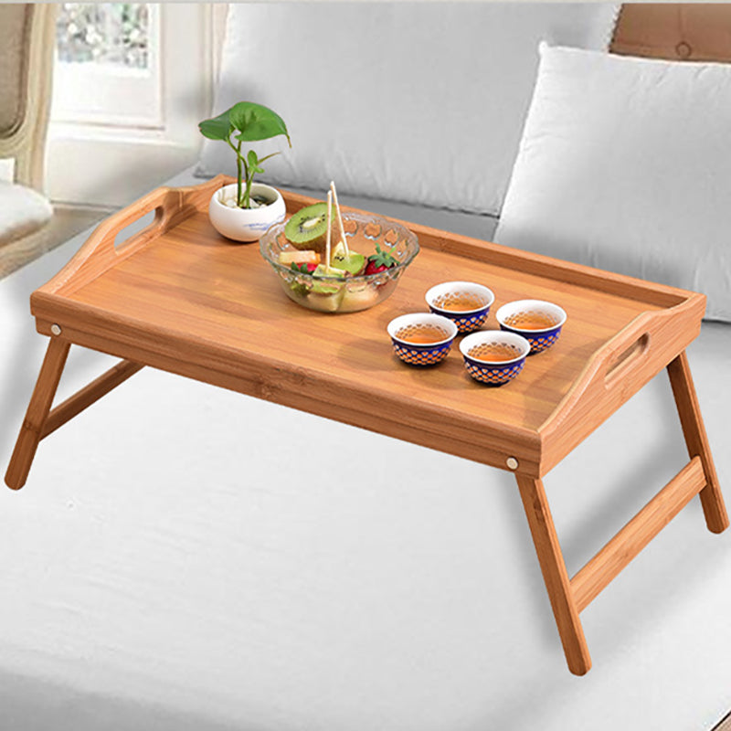 Bamboo Folding Lap Tray for Tea Coffee Breakfast in Bed