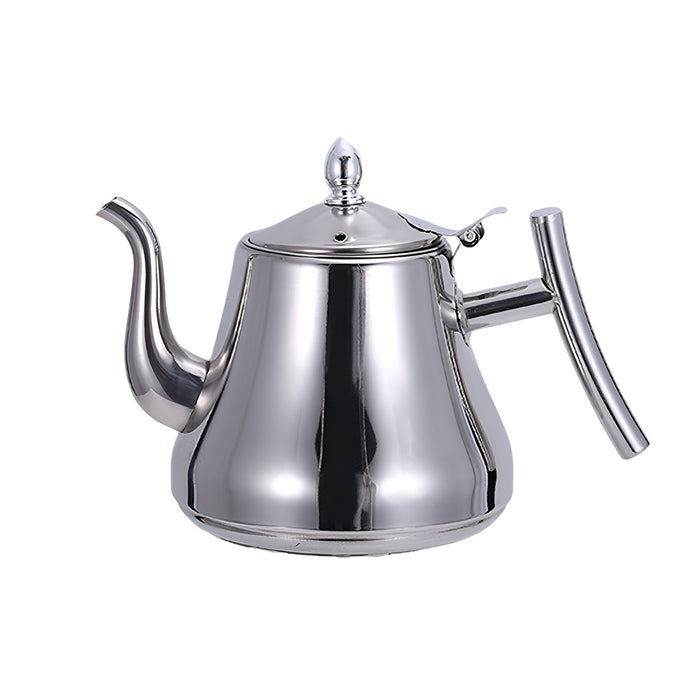 Steel Teapot with Integrated Fine Mesh Filter