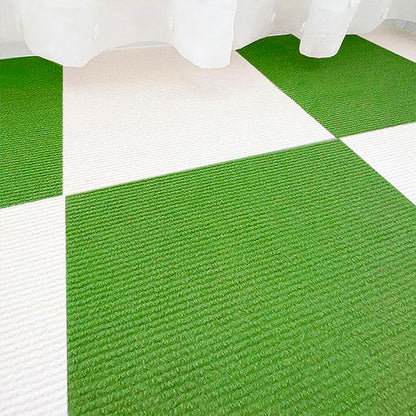 12PCS Self-Adhesive Spliced Carpet Anti Slip Floor Mat Set