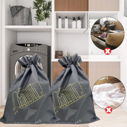 50pcs Large Drawstring Laundry Bags Travel Dirty Clothes
