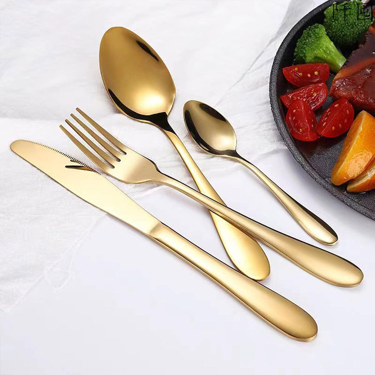 2 Sets Stainless Steel Cutlery 10 Piece Dining Utensils