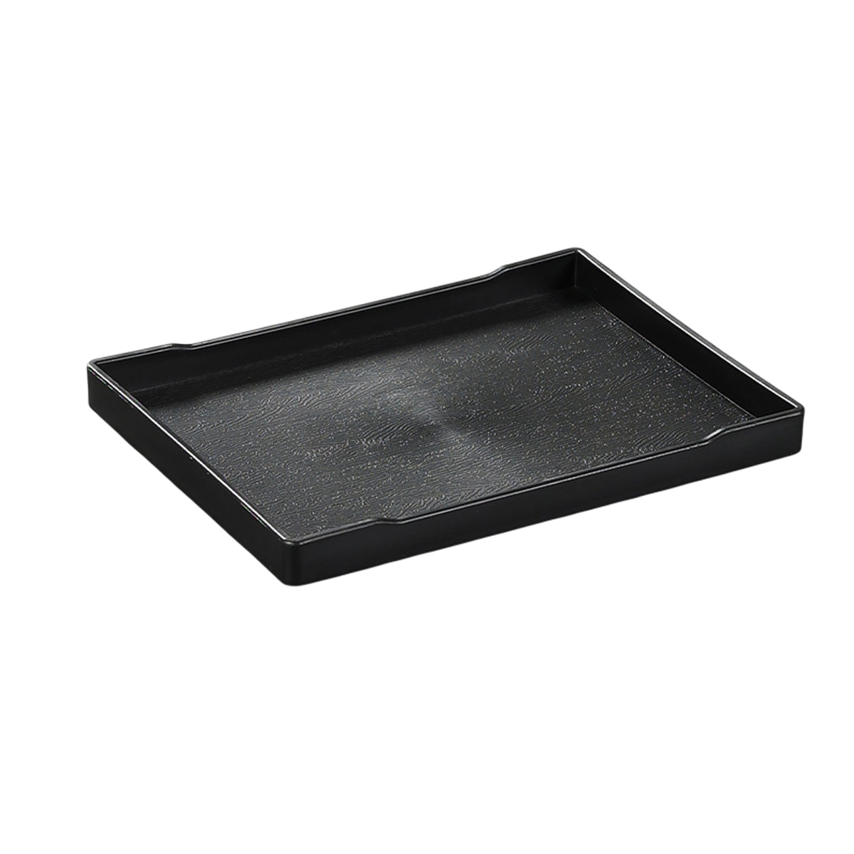 12 Pcs Rectangular Plastic Serving Tray 24x18cm Non-Slip