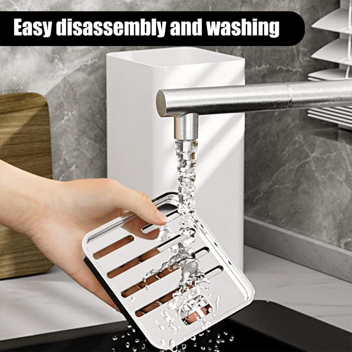 Kitchen Knife Storage Rack Plastic Multi Functional Holder