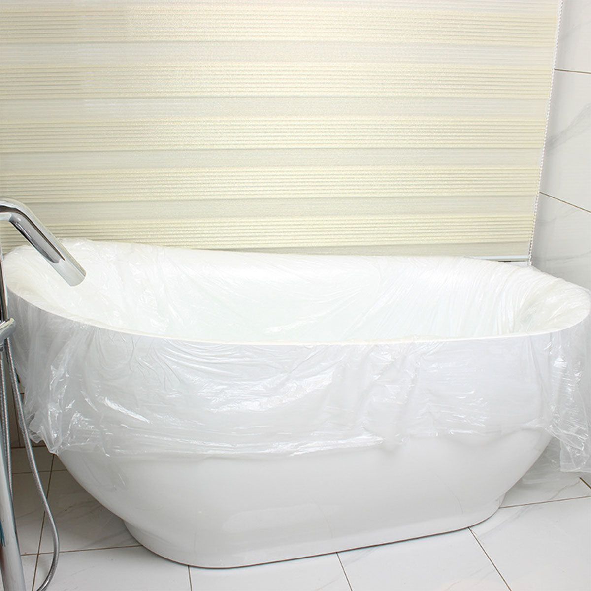 30 Pcs Disposable Bathtub Liner Film for Hotel and Spa