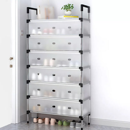 7Tier Shoe Rack Storage Organizer Stand Shelves Adjustable Shoes Holder for Home