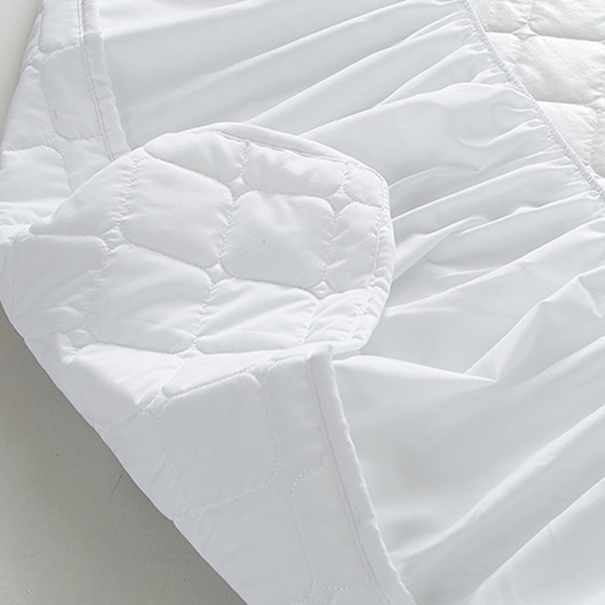 Waterproof Mattress Protector Fitted Bed Top Cover for Hotels