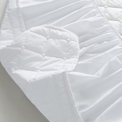 Waterproof Mattress Protector Fitted Bed Top Cover for Hotels