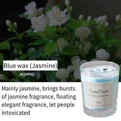 4Pcs Aroma Candles Smokeless Glass Scented Candles Gift Set for Relaxation AU