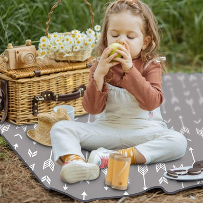 Waterproof Non-Slip Floor Mat 130x130cm High Chair Protector