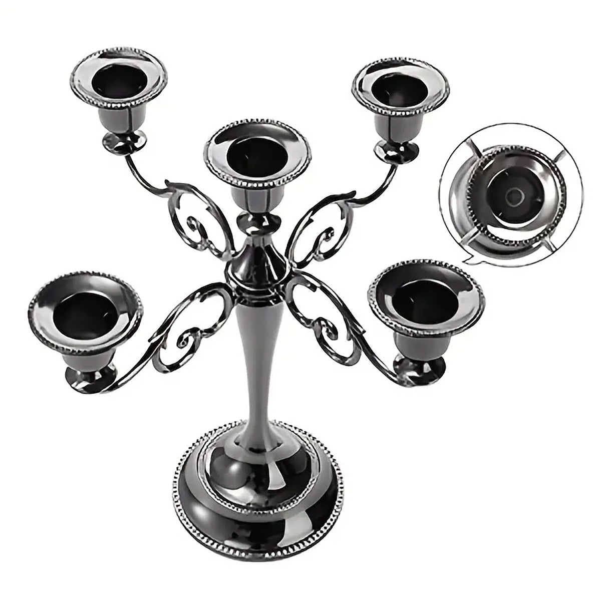 3/5 Arms Alloy Candle Holder Stand Candlesticks Candelabra Wedding Home Decor AU
