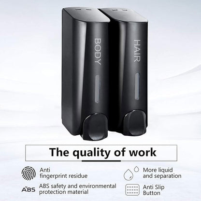 Wall Mounted Soap Dispenser Multi Chamber for Hotel Bathrooms