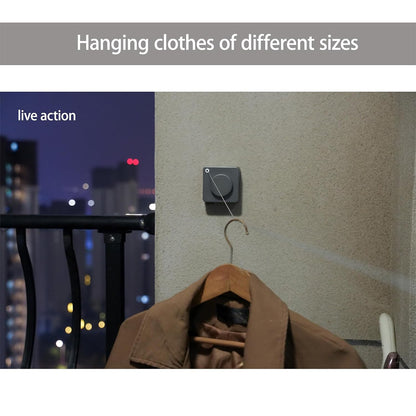 Invisible Wall Mounted Clothesline for Hotel Bathroom Sunbed Laundry Drying Rope
