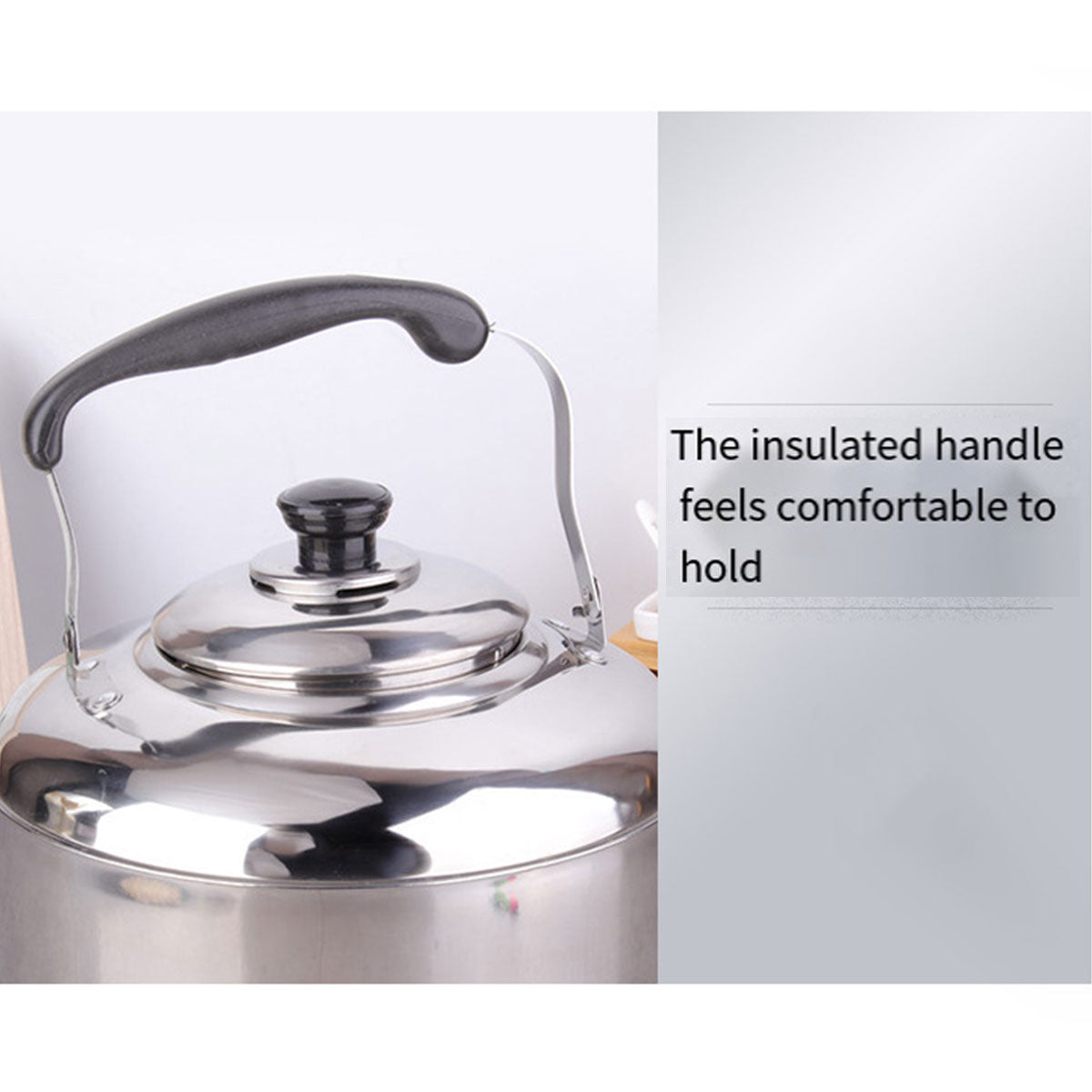 Large Capacity Stainless Steel Kettle for Home Restaurant Induction Cooker Safe