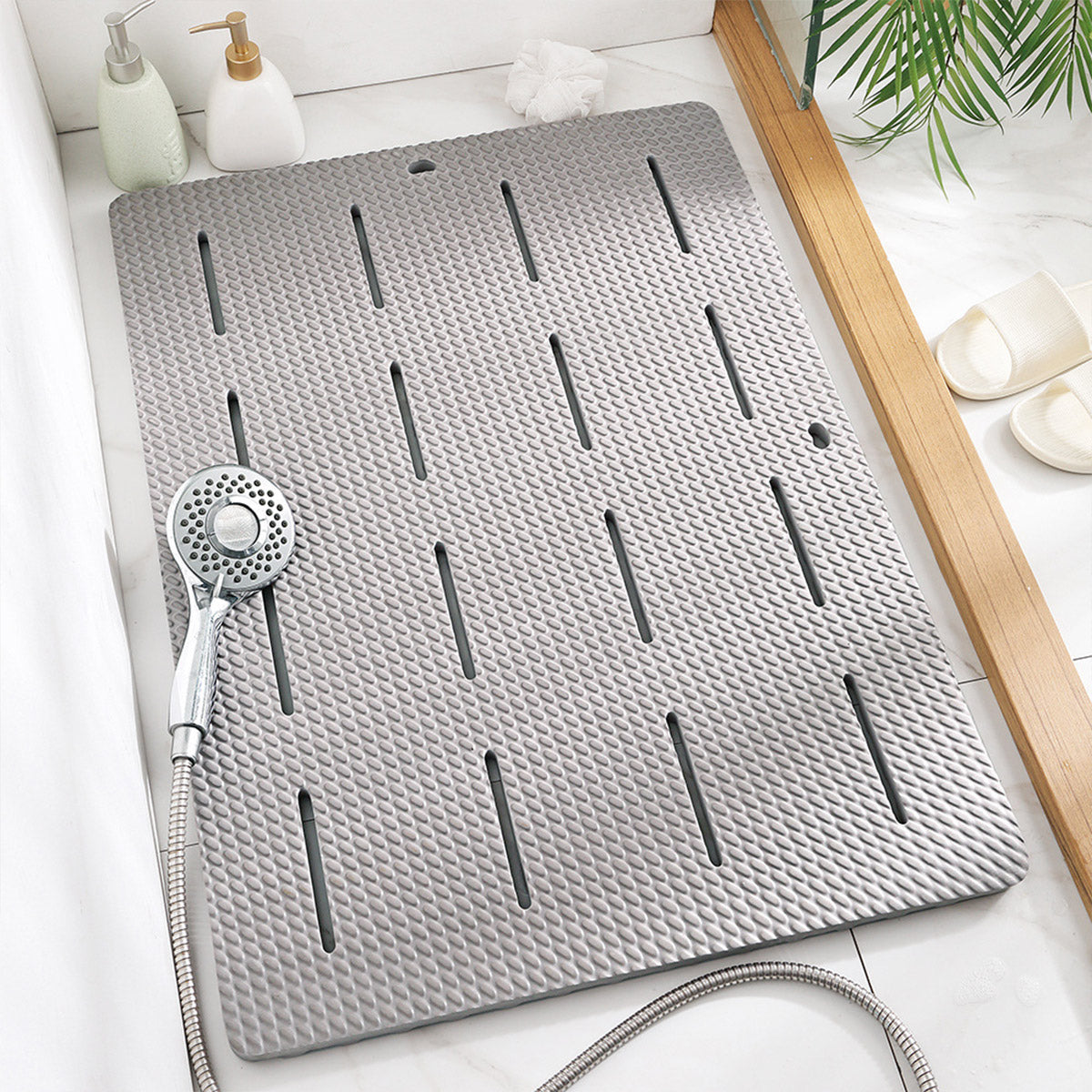 Bathroom Floor Mat Non Slip Shower Rug Soft Quick Dry Household Bath Carpet Mat