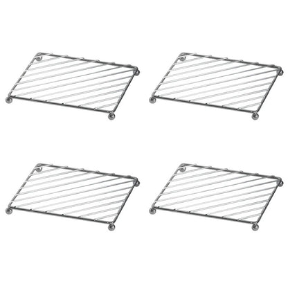 4pcs Heat Insulating Mat Tabletop Saucespan Anti Scald Cookware Protector Pad