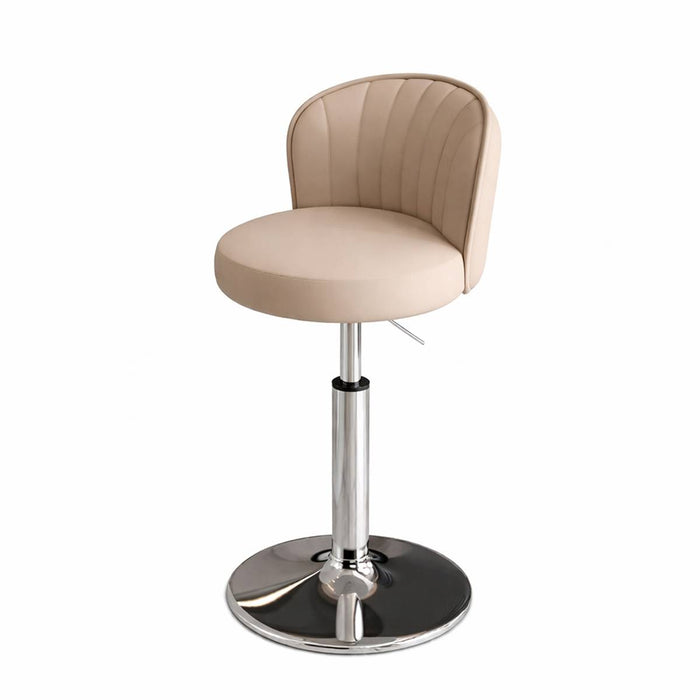 Upholstered Bar Chair with Height Adjustment