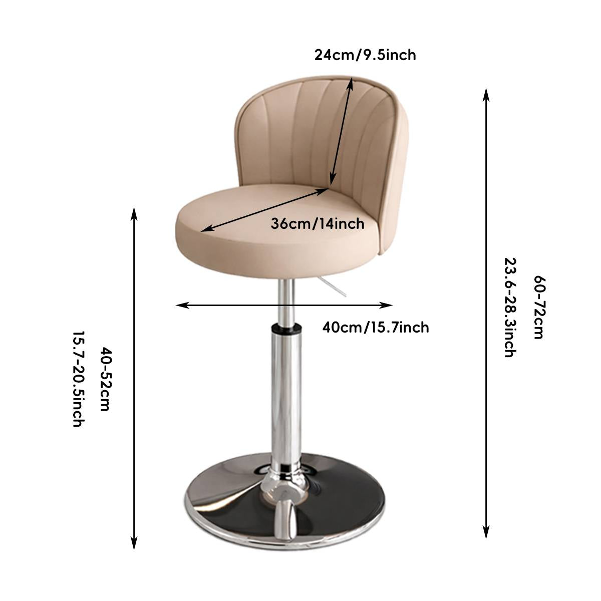 Restaurant Cashier High Chair Villa Bar Chair High Stool Turning Lifting Backrest Stool Front Desk Commercial Swivel Chair