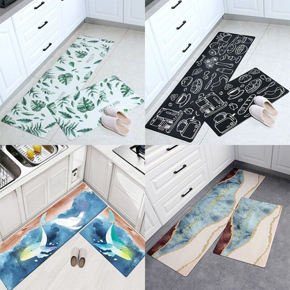 PVC Kitchen Floor Mat Non-Slip Waterproof Oil-Resistant Cushion