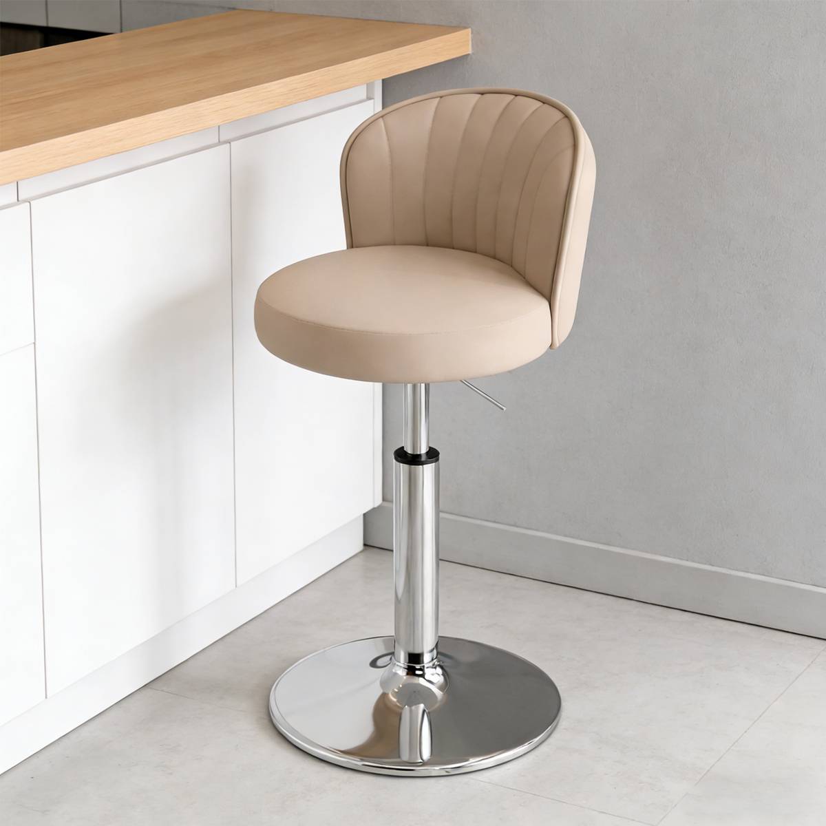 Restaurant Cashier High Chair Villa Bar Chair High Stool Turning Lifting Backrest Stool Front Desk Commercial Swivel Chair