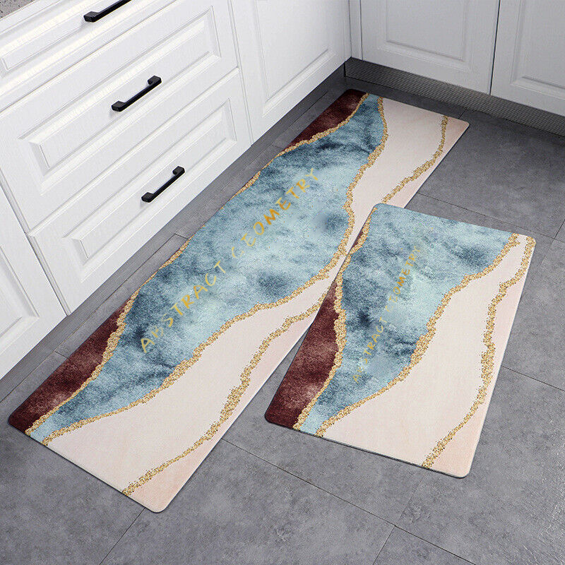 PVC Kitchen Floor Mat Non-Slip Waterproof Oil-Resistant Cushion