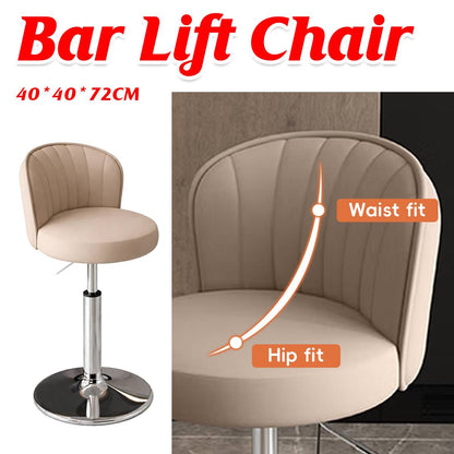 Restaurant Cashier High Chair Villa Bar Chair High Stool Turning Lifting Backrest Stool Front Desk Commercial Swivel Chair