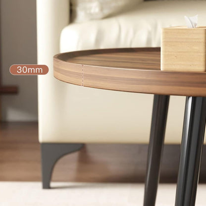 2 Pcs Glossy Nesting Coffee Table Set for Living Room