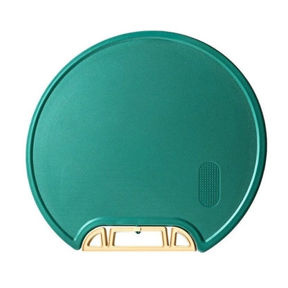 Round Green Plastic Kitchen Chopping Board Household Food Cutting Board Tool