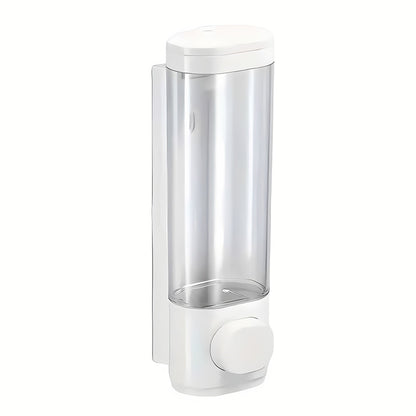 Wall Mounted Soap Dispenser Manual Press Shower Gel Bottle