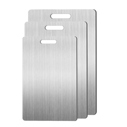 Stainless Steel Cutting Board Kitchen Thickened Double-sided Chopping Boards AU