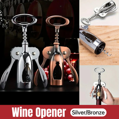 Bottle Opener Cork Screw Wine Bottle Opener Corkscrew winged corkscrew ZincAlloy