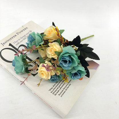 4pcs Artificial Flowers Floral Arrangement for Living Room Decor