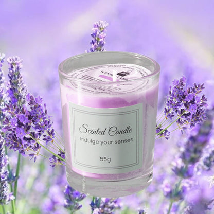 4Pcs Aroma Candles Smokeless Glass Scented Candles Gift Set for Relaxation AU