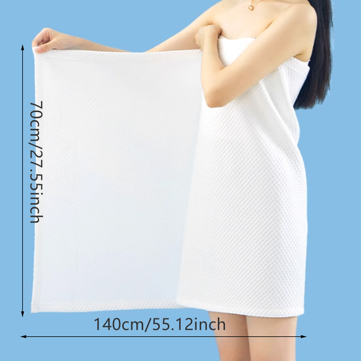 6PCS Thick Disposable Bath Towels Individually Wrapped Large