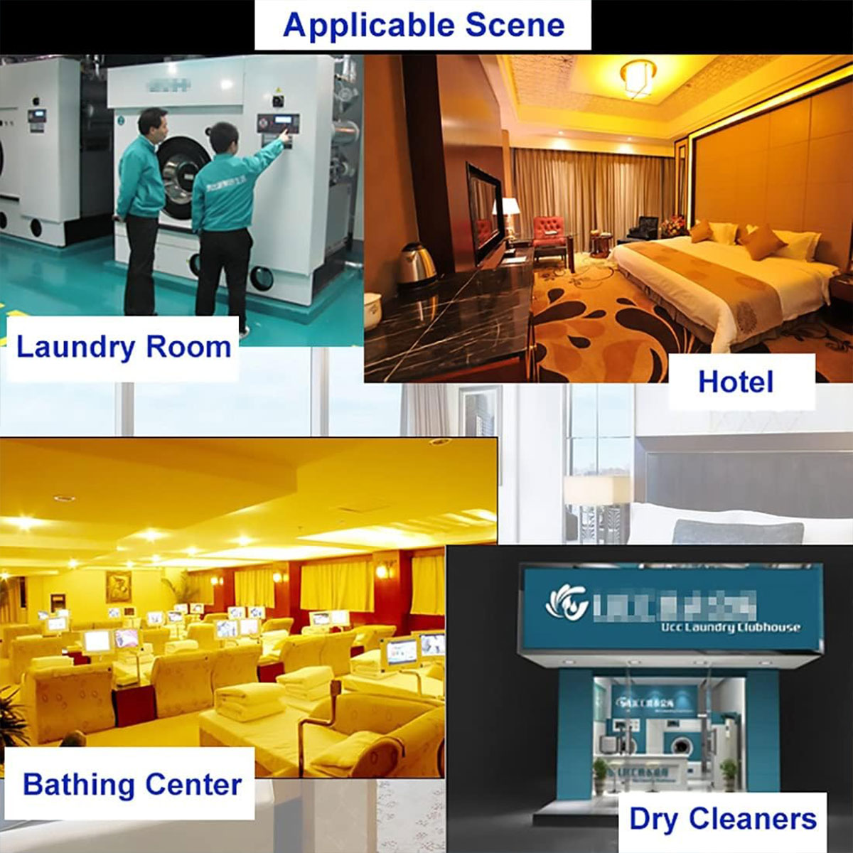 Folding Linen Trolley with Silent Wheels, Dry Wet Sorting