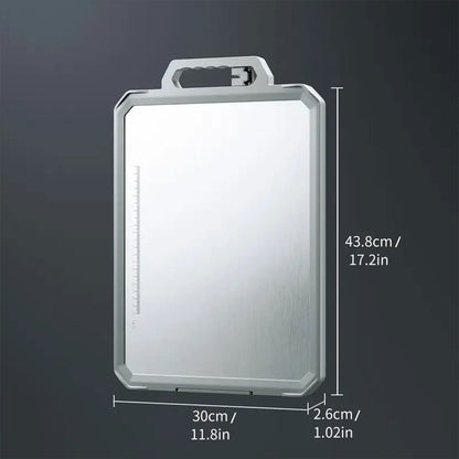 Stainless Steel Double Sided Cutting Board Thawing Board Household Kitchen Tool