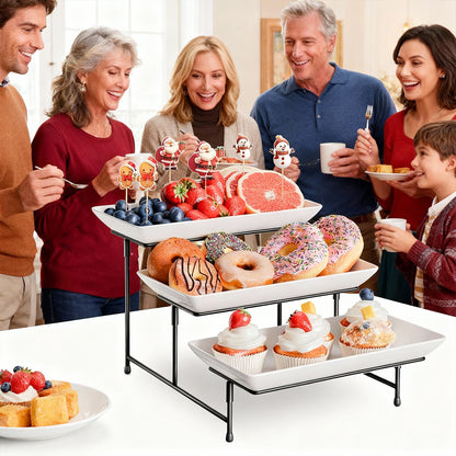 3 Tier Food Grade Dessert Display Stand for Party Wedding