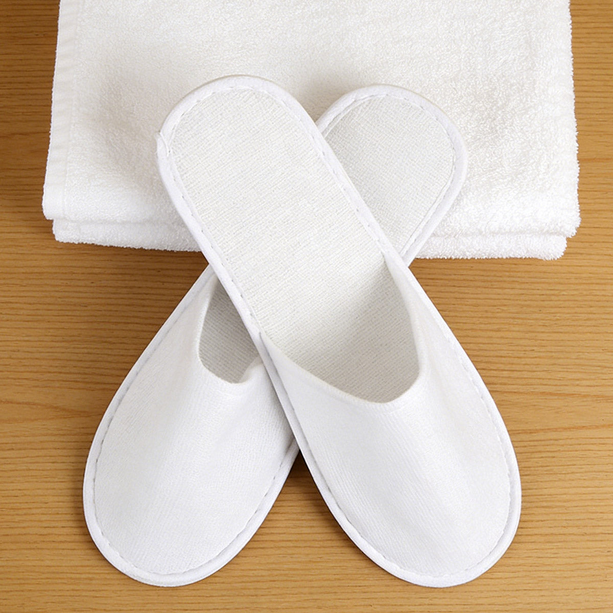 20 Pairs Disposable Hotel Slippers Thickened Non-Slip
