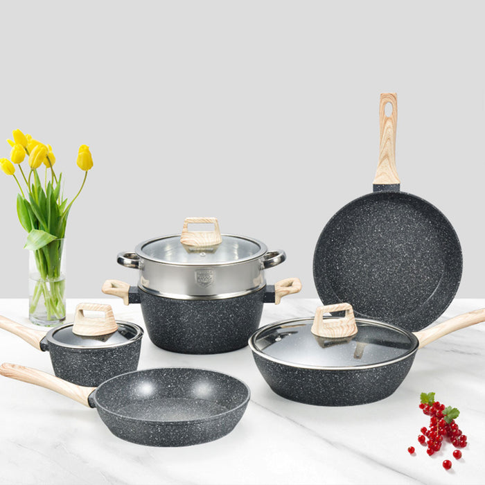 12 Pcs Cookware with Maifan Stone Coating