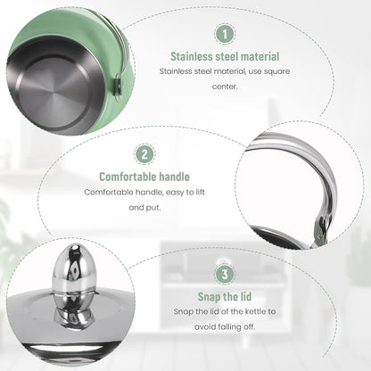 Stainless Steel Kettle 2.5L Household Water Boiler Whistling Teapot