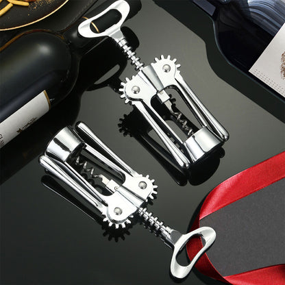 3pcs Red Wine Bottle Opener Corkscrew Set Kitchen Bar Tools for Easy Opening