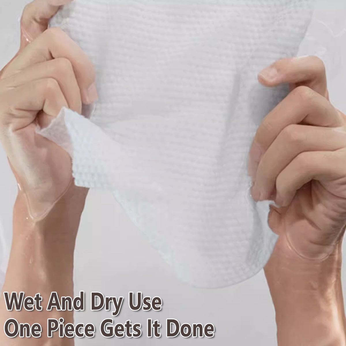 Disposable Cotton Face Towels for Wet or Dry Use – Product View 9