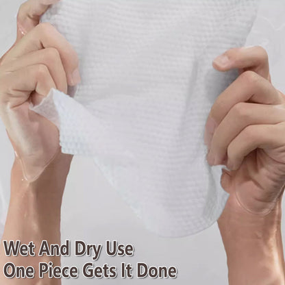Disposable Cotton Face Towels for Wet or Dry Use – Product View 9