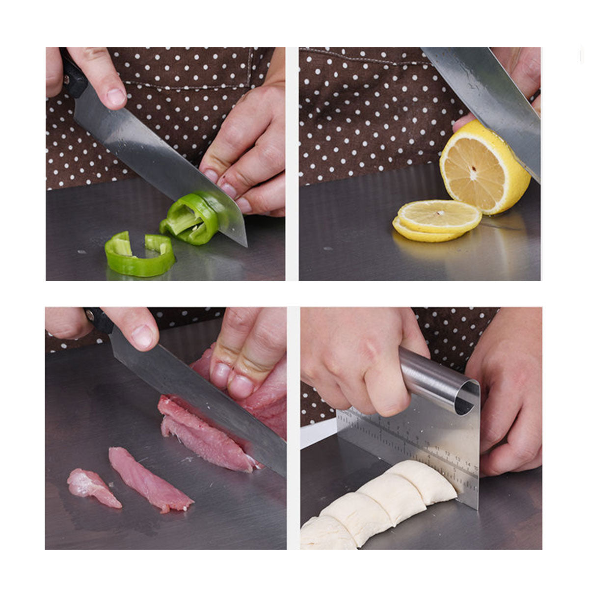 Stainless Steel Cutting Board Kitchen Thickened Double-sided Chopping Boards AU