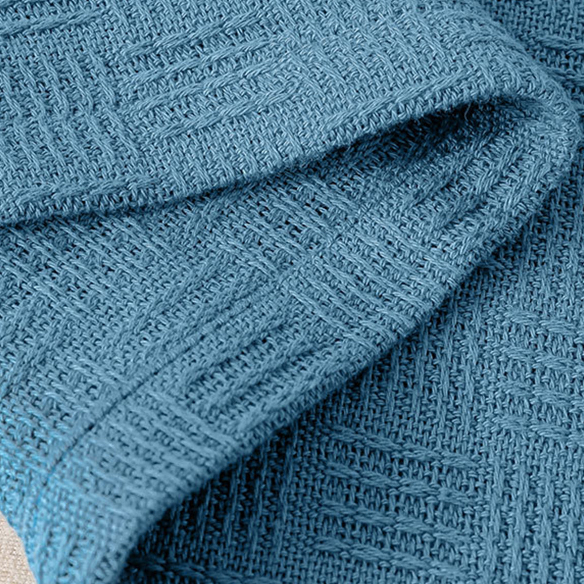 Knitted Blanket Warm Sofa Throw Soft Cozy Blanket Comfortable Home Decor Piece