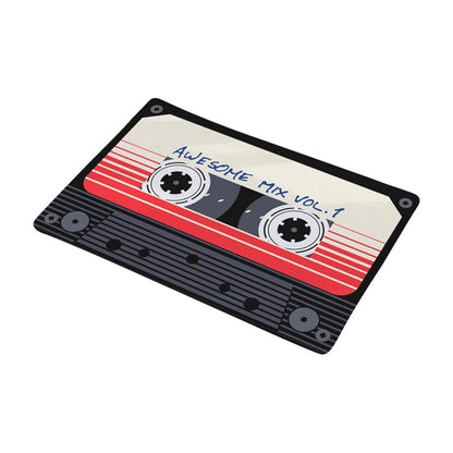 Absorbent Non-Slip Retro Cassette Bathroom Floor Mat 2 Sizes