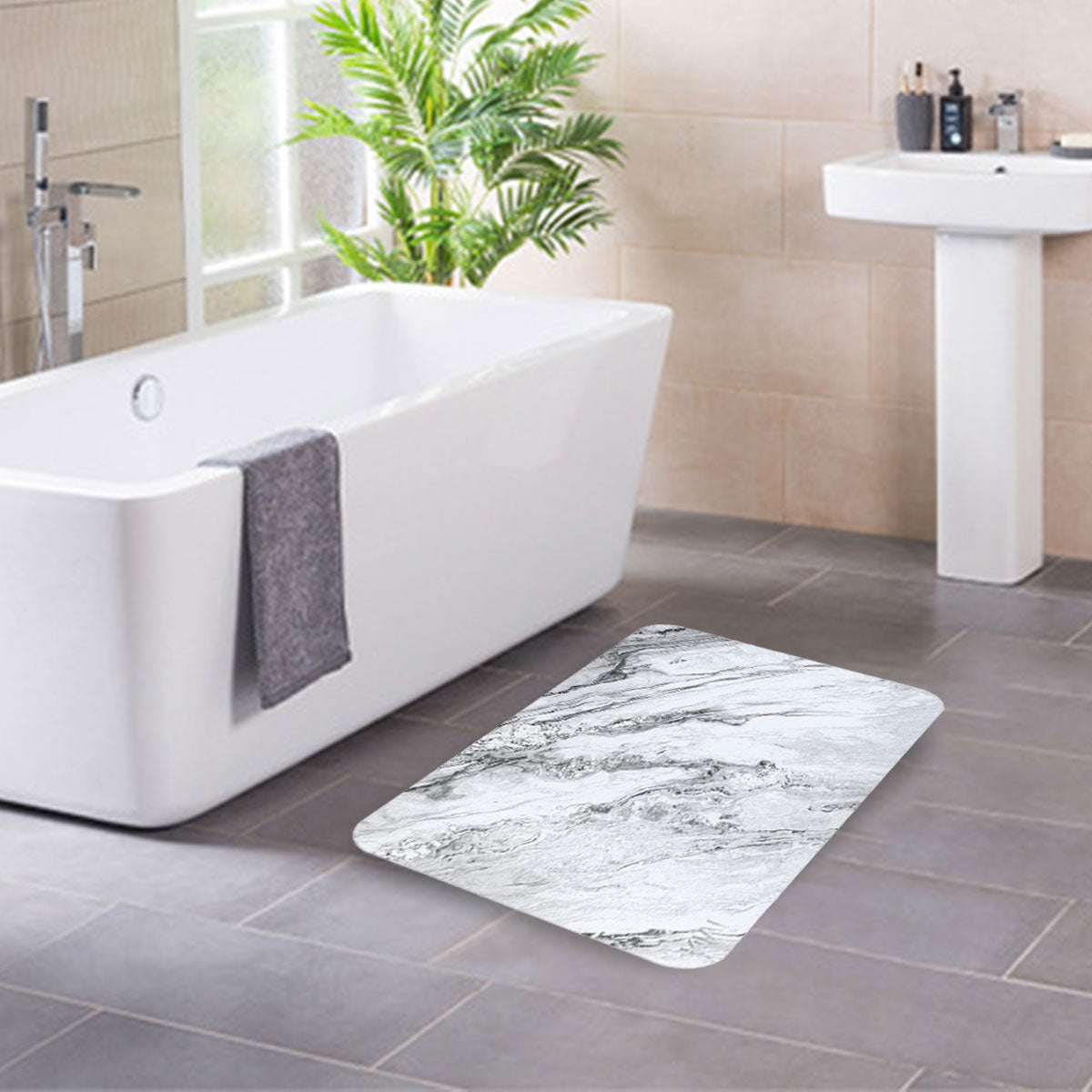 Diatom Mud Water Absorbing Mat Anti-Slip Bathroom Floor