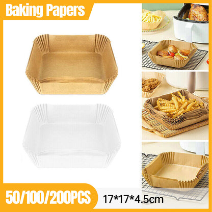 Square Air Fryer Paper Liners in 6 Options – Product View 13