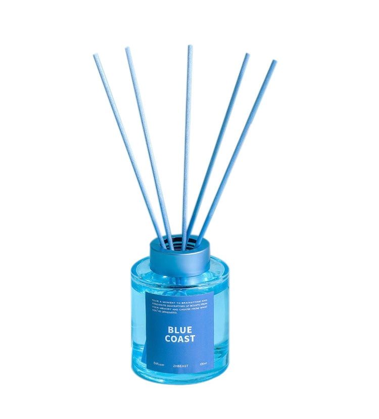 5 Pcs 120ml Scented Reed Diffuser Set Flame-Free Rattan